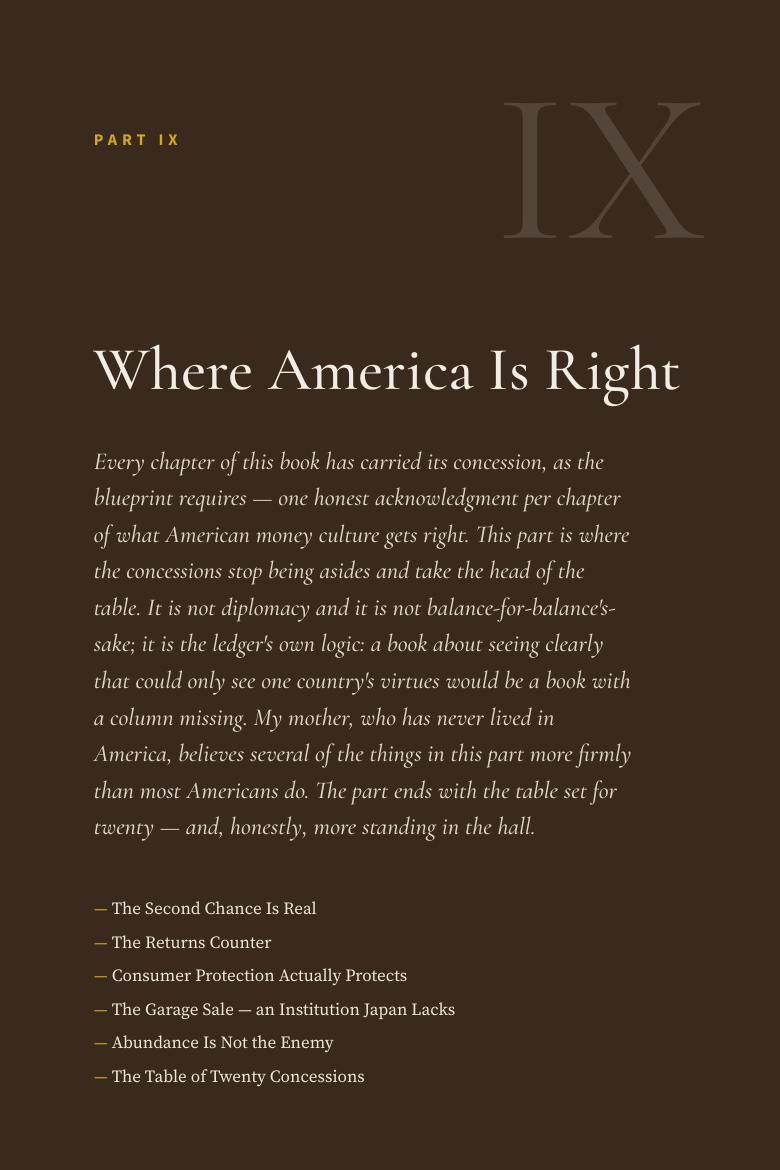 Part IX divider, Where America Is Right